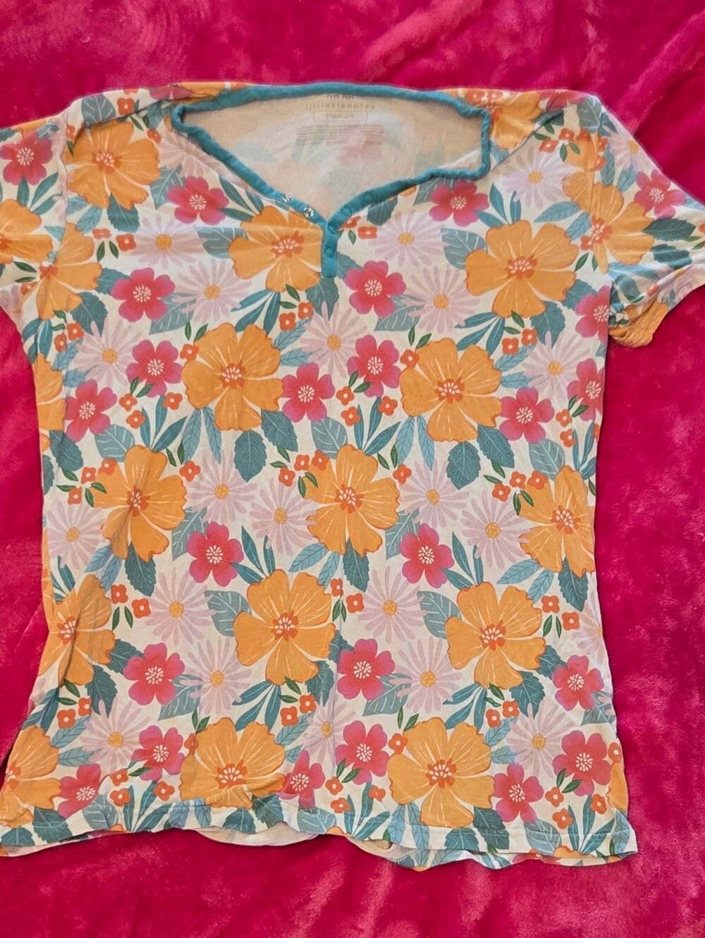 Little Sleepies Bamboo Viscose Womens Size Medium Top